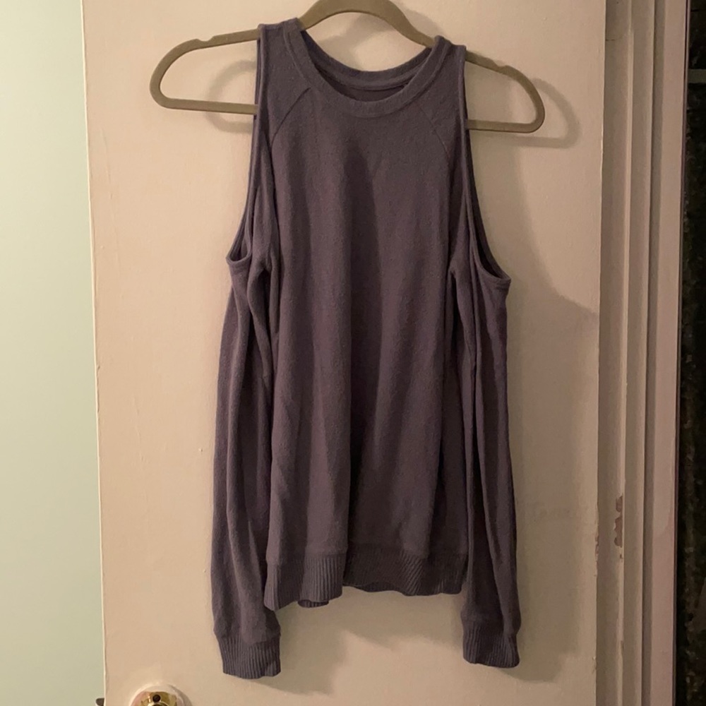 Abercrombie cold shoulder sweater